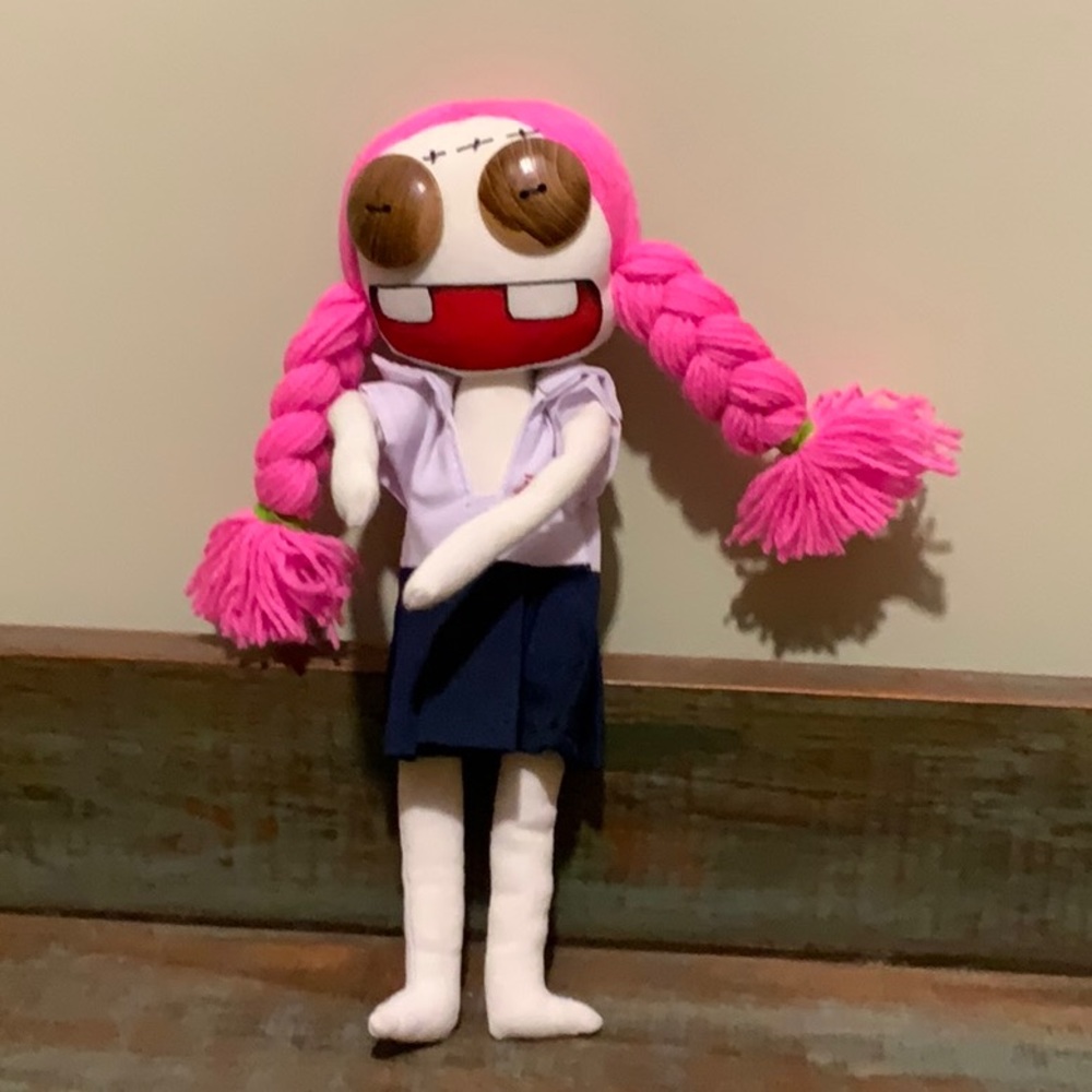 Manifestation Voodoo Doll Pink Hair